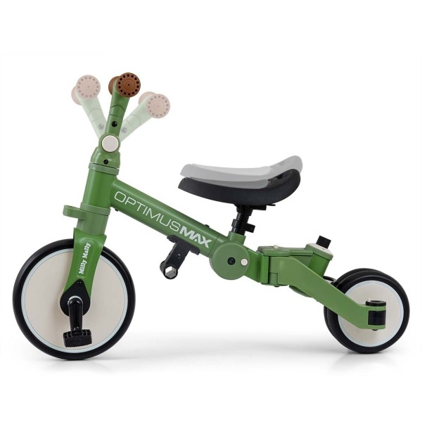 Триколісний велосипед Milly Mally Optimus Max 5в1 Green