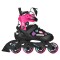Роликові ковзани NILS EXTREME NA2053A VIBE, рожеві, S 33–36
