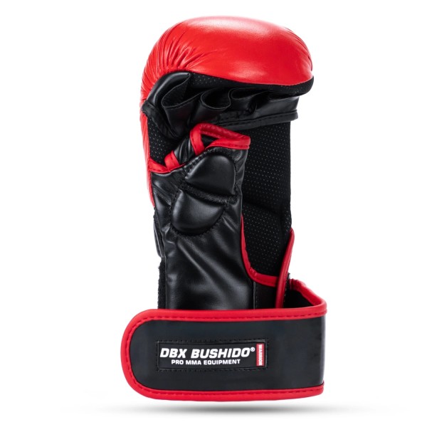Рукавички MMA для спарингу DBX Bushido Warrior Red Legacy Series L