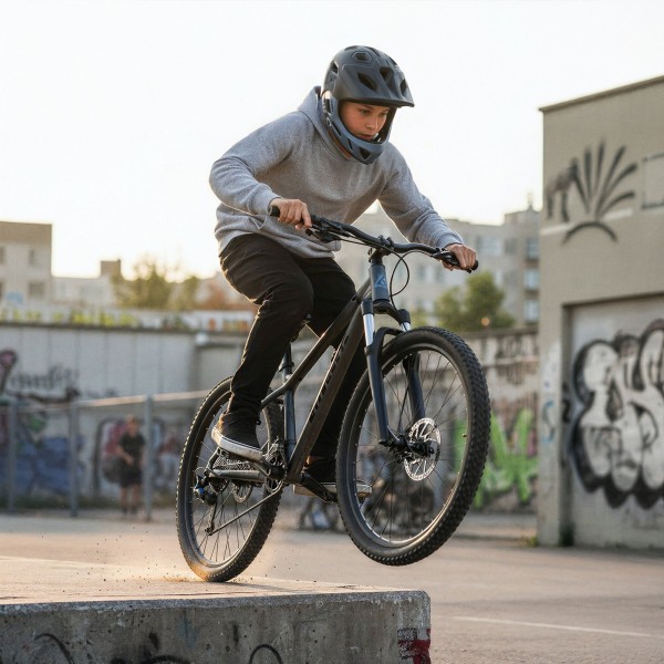 Шолом на все лице Nils Extreme MT401 RAYDEN, чорний, 48–53см