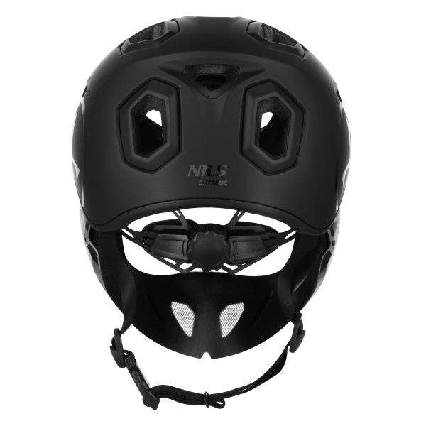 Шолом на все лице Nils Extreme MT401 RAYDEN, чорний, 48–53см