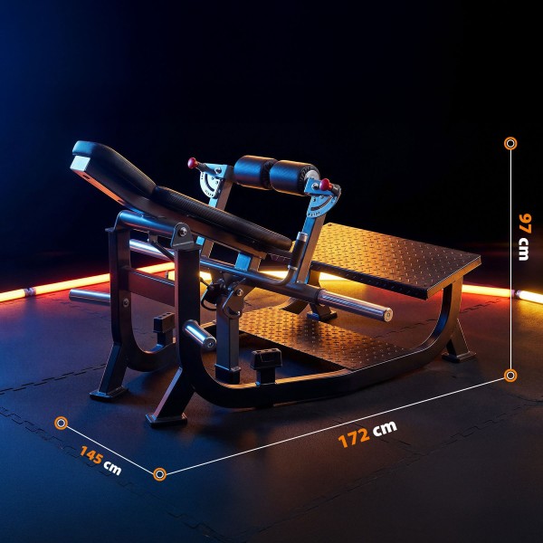 Тренажер для hip thrust (сідничний міст) HMS MHT8232 з вільними вагами