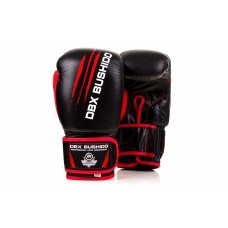 Боксерські рукавички DBX BUSHIDO Ninja Legacy Series 14oz чорно-червоні
