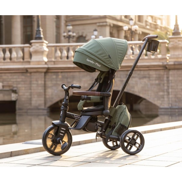 Триколісний велосипед Qplay Comfo Max Olive Green