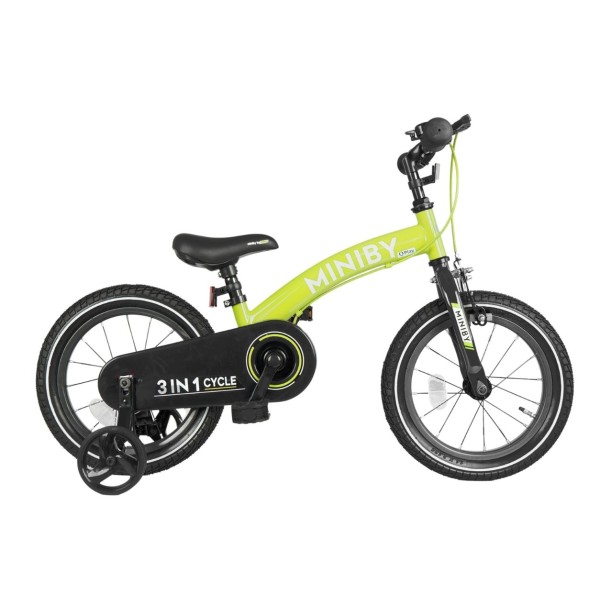 Дитячий біговел 3в1 Qplay Miniby 14 Green