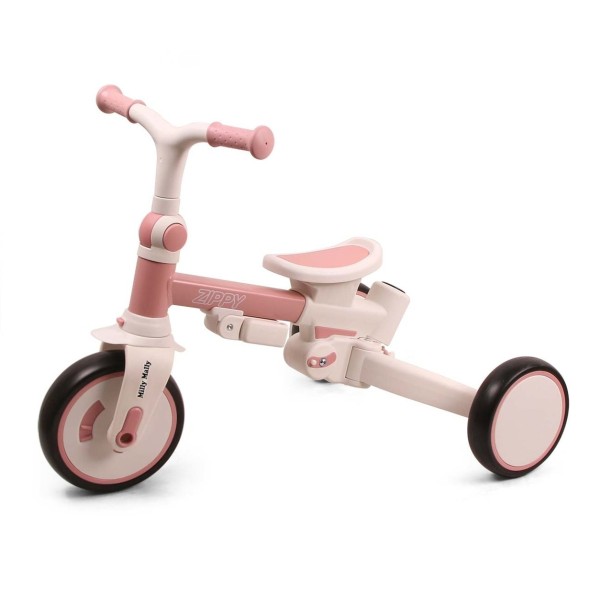 Триколісний велосипед Milly Mally Zippy 5в1 Pink