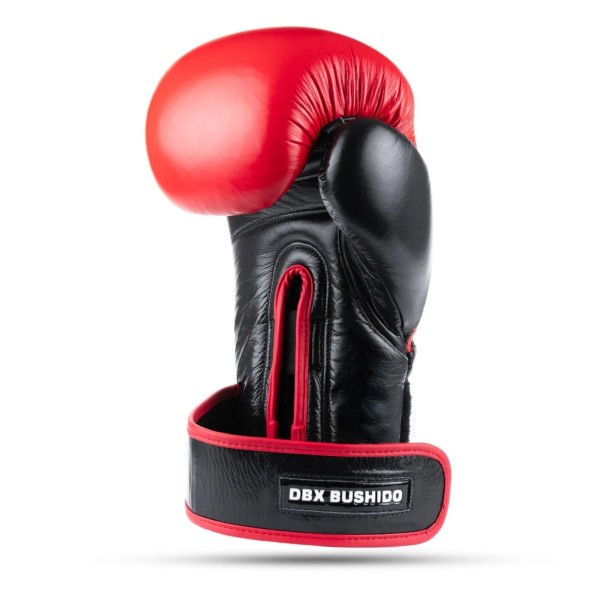 Боксерські рукавички DBX BUSHIDO Warrior RED з натуральної шкіри