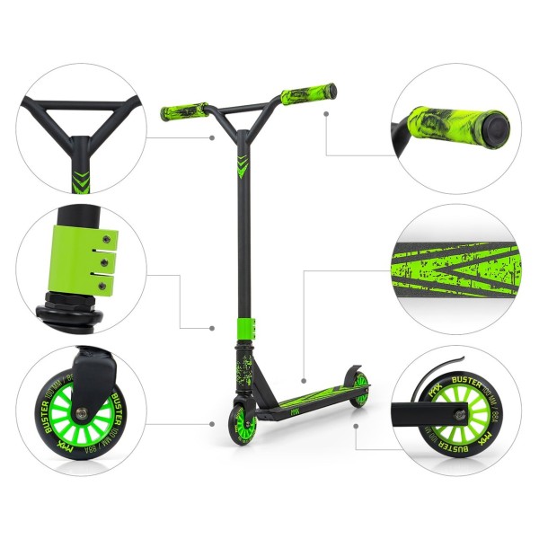 Трюковий самокат MMX Buster Green
