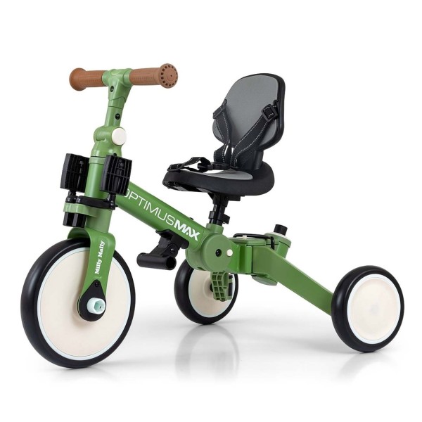 Триколісний велосипед Milly Mally Optimus Max 5в1 Green