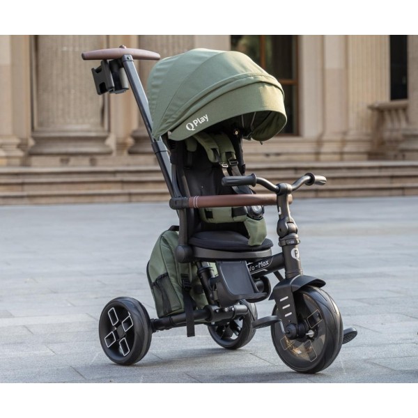 Триколісний велосипед Qplay Comfo Max Olive Green