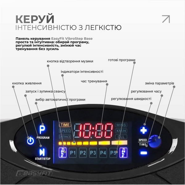 Віброплатформа EasyFit VibroStep Base