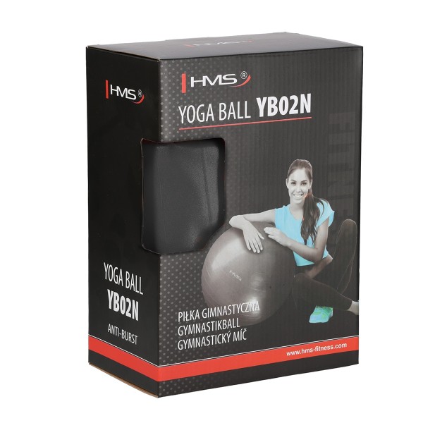 Фітбол HMS YB02 NEW 65см чорний
