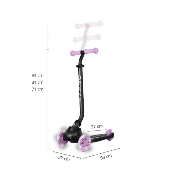 Самокат 3в1 Qplay Sema Evo Violet