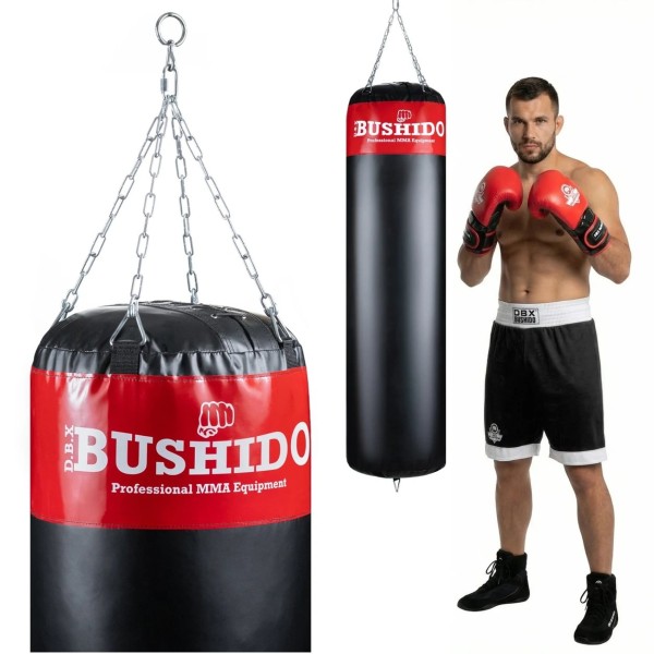 Боксерський мішок DBX Bushido 130 Red 130×35см, 30кг