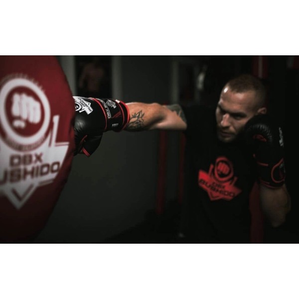 Тренувальні рукавички DBX BUSHIDO Mitts Classic L, чорно-червоні