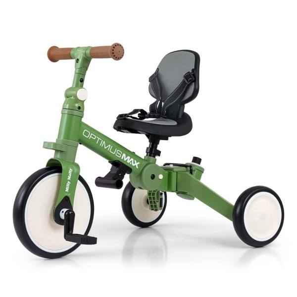 Триколісний велосипед Milly Mally Optimus Max 5в1 Green