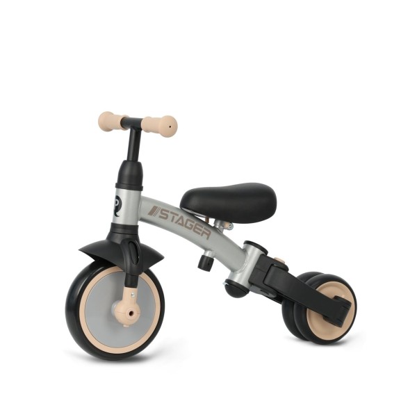 Триколісний велосипед Qplay Stager 3w1 Silver