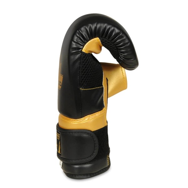 Чорно-золоті рукавички для тренувань на снарядах DBX BUSHIDO Mitts Gold L