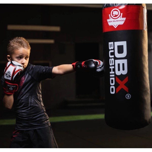 Дитячі боксерські рукавички DBX BUSHIDO Junior Red 6oz
