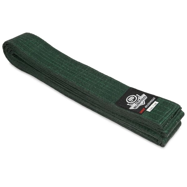 Пояс для кімоно карате DBX BUSHIDO, зелений, 260см