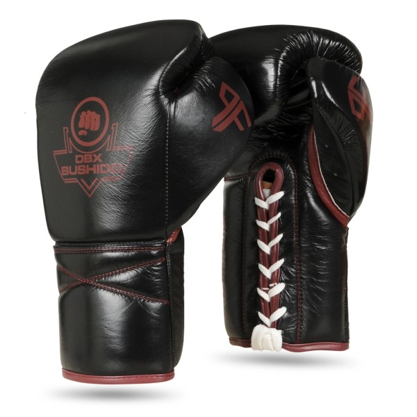 Боксерські рукавички DBX BUSHIDO ProFighter Bordeaux, 6-шарові