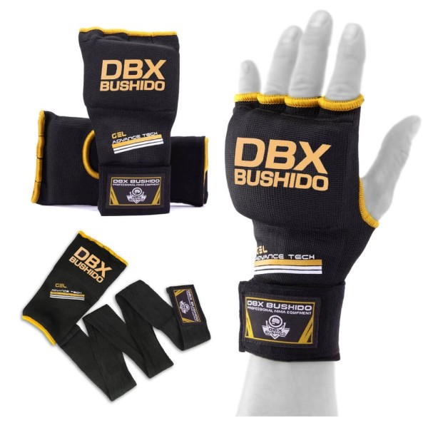 Внутрішні гелеві рукавички DBX Bushido S/M золоті