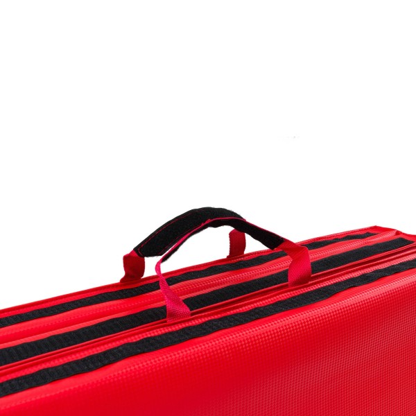 Складаний гімнастичний матрац Marbo Sport 180х90х5см, червоний