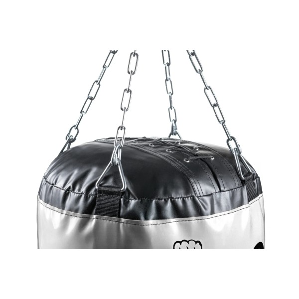 Боксерський мішок набивний DBX Bushido DBX 140 White 140×40см