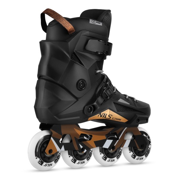 Роликові ковзани для слалому NILS EXTREME NA1601, чорні, 39