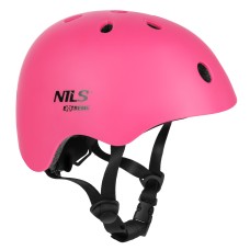 Захисний шолом Nils MT301, рожевий, S(52–56см)