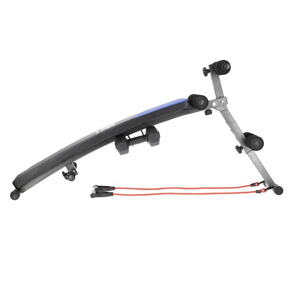 Лавка для пресу ONE FITNESS L5538B з обтяженнями та гумовими тросами