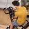 Велотренажер Hop-Sport HS-3030X Apeks X-Bike чорно-золотистий