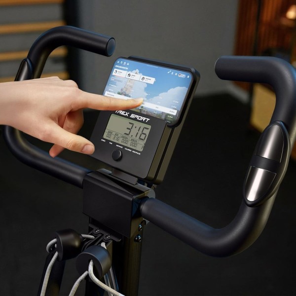 Велотренажер складаний Trex Sport TX-390XB TRIBER магнітний чорний