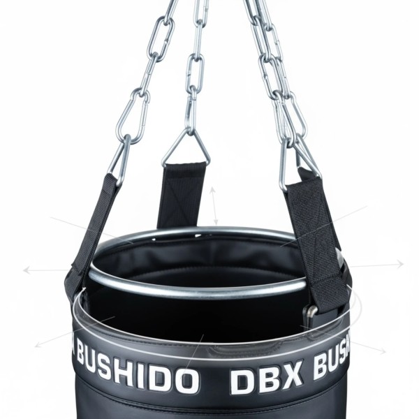 Боксерський мішок DBX Bushido SBRX Black 130×30см, 55кг
