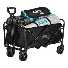 Складний туристичний візок NILS CAMP NC4306 чорний 70л