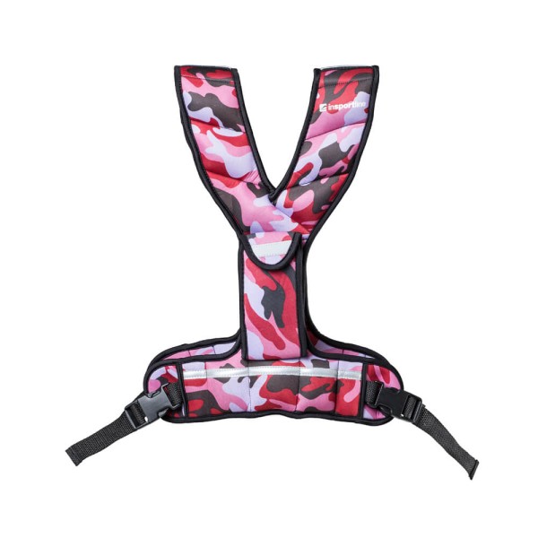 Обтяжувальний жилет inSPORTline Fitup 3 кг, рожевий камуфляж
