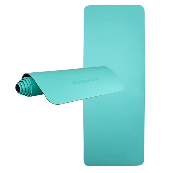 Килимок для фітнесу inSPORTline Doble 173×61см 6мм, бірюзовий