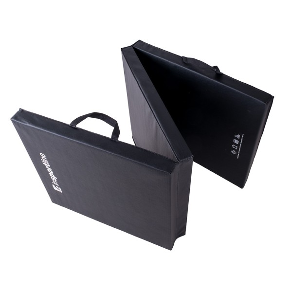 Складаний гімнастичний матрац inSPORTline Trifold 180×60×5см, чорний