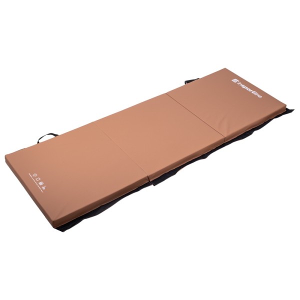 Складаний гімнастичний матрац inSPORTline Trifold 180×60×5см, коричневий