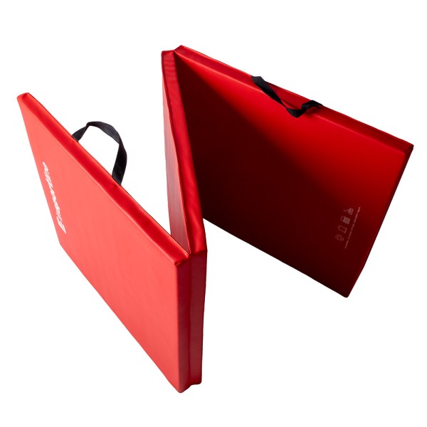 Складаний гімнастичний матрац inSPORTline Trifold 180×60×3см, червоний