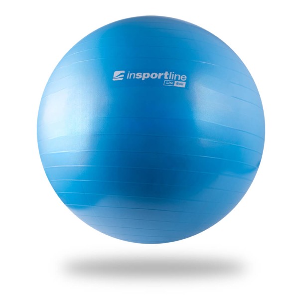 Фітбол inSPORTline Lite Ball, блакитний, 55см + насос