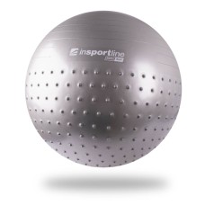 Масажний фітбол inSPORTline Relax Ball, сірий, 75см + насос