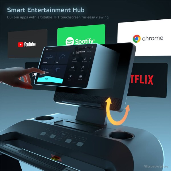 Професійна бігова доріжка складана inSPORTline ZenRun 300