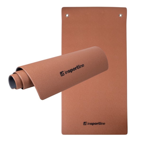 Килимок для фітнесу inSPORTline Aero Advance 140×60см 9мм, коричневий