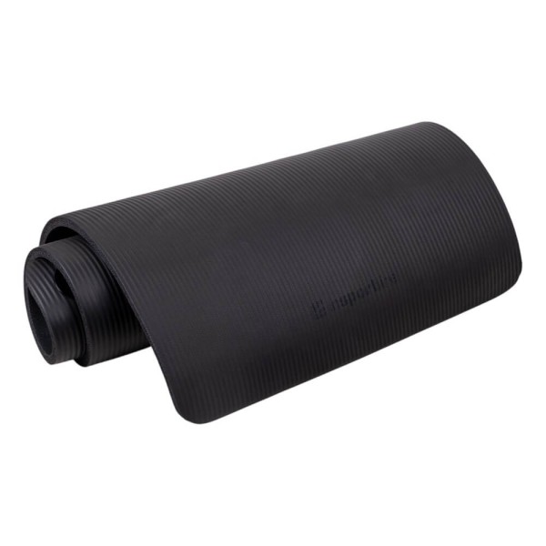 Килимок для фітнесу inSPORTline Fity Advance з отворами, 140×61×1см, чорний
