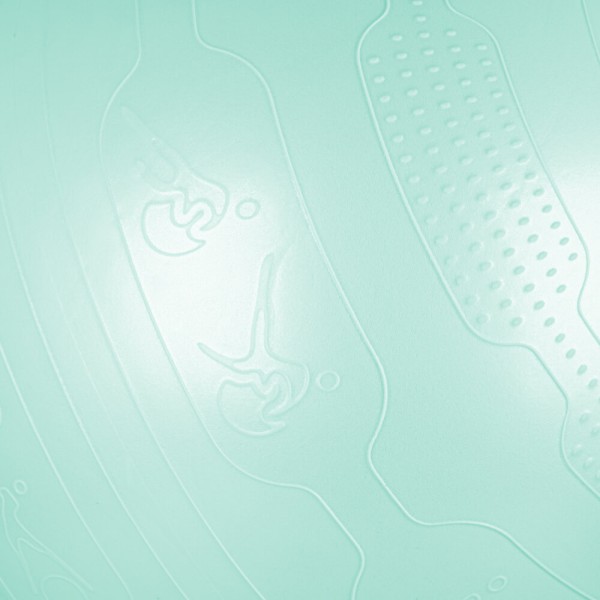 Масажний фітбол inSPORTline Stretch Ball, м'ятний, 65см + насос