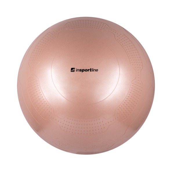 Масажний фітбол inSPORTline Stretch Ball, коричневий, 65см + насос