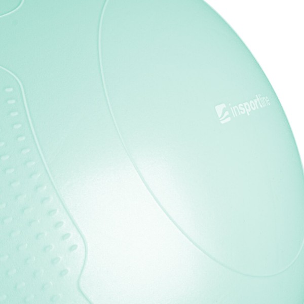 Масажний фітбол inSPORTline Stretch Ball, м'ятний, 75см + насос