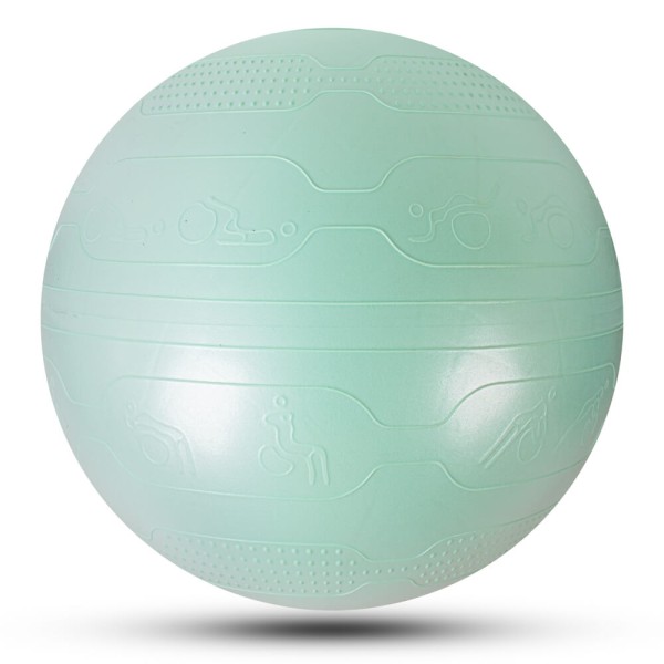 Масажний фітбол inSPORTline Stretch Ball, м'ятний, 75см + насос