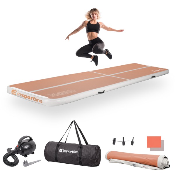 Ścieżka akrobatyczna Airtrack inSPORTline Airstunt 400x100x10 cm